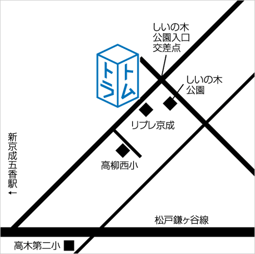 トランクルーム　柏（松戸エリア）店地図